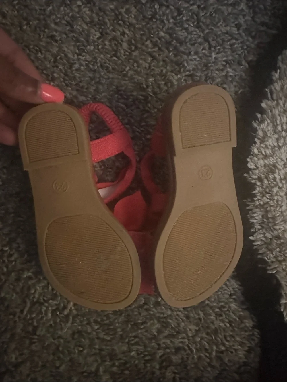 Girls pink Flower Strap Sandals - Kids Shoes